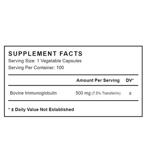 Oramune Infectlvade – Supplement Facts