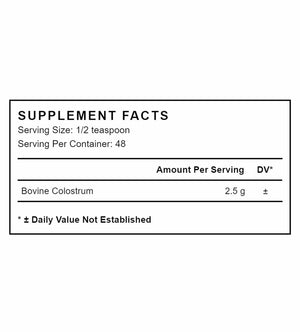 Oramune Gold – Supplement Facts